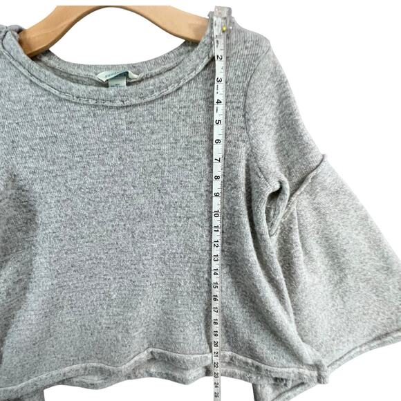 Sundance Mountain Retreat Sweater S Gray Wool Blend Bell Sleeve Boho Cabin Cozy - Picture 7 of 11